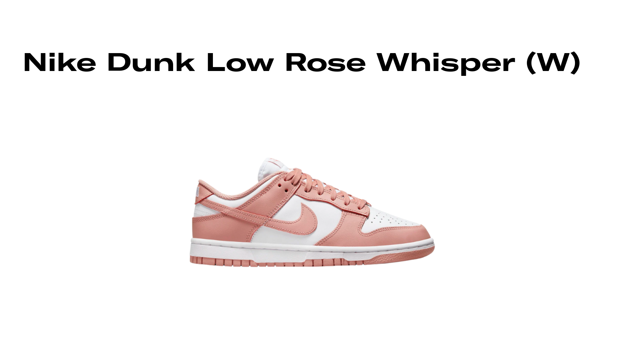 Nike Dunk Low Rose Whisper (W), Raffles and Release Date Sole Retriever